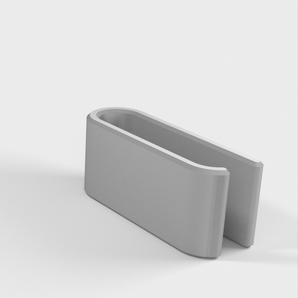 Enkel kabelorganizer til skrivebord