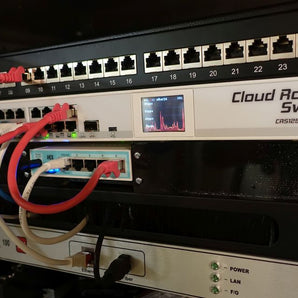 MikroTik hEX (S) 19 tommer rackmontering
