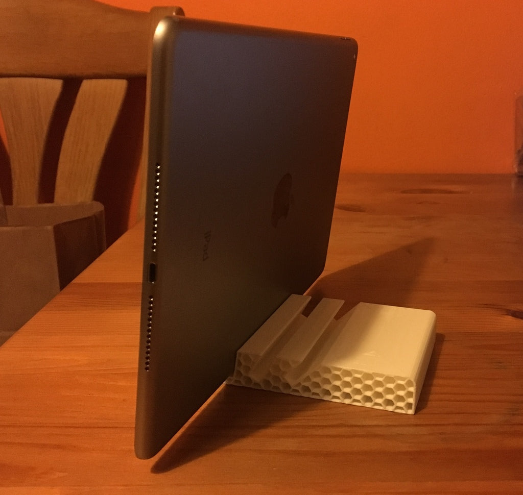 Justerbar iPad Stand med Honningkam Design
