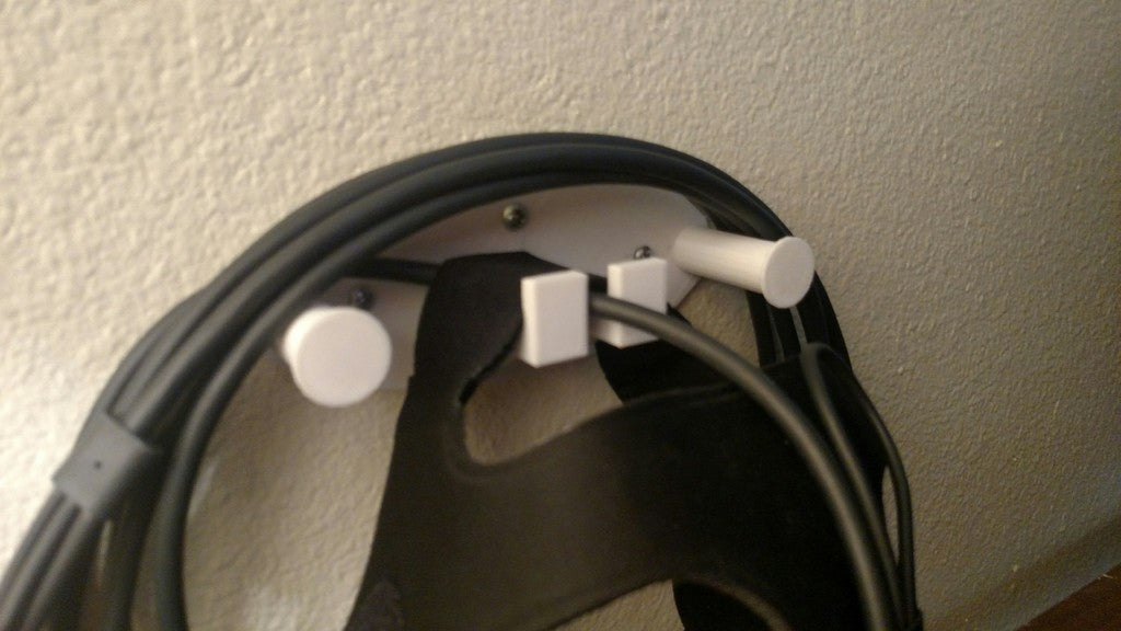 Vægholder til VR-headset med Kabelopbevaring