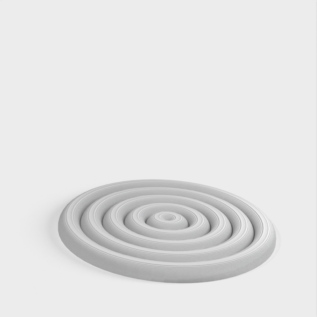 Minimalistisk Cirkel Coaster