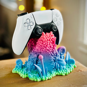 Skovinspireret Controller Stand til PS5, Xbox og Switch