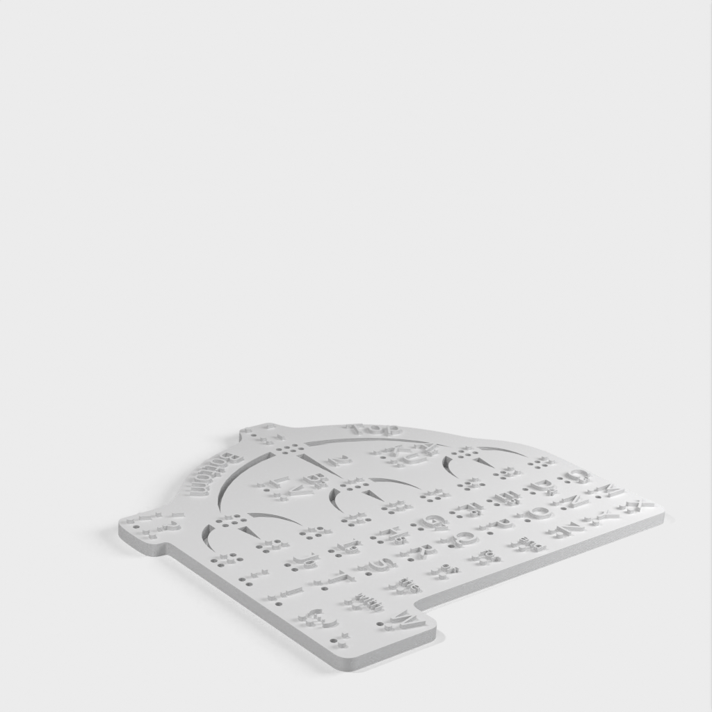 BrailleTree Visio-Tactile Mnemonic Aid til Læring af Braille