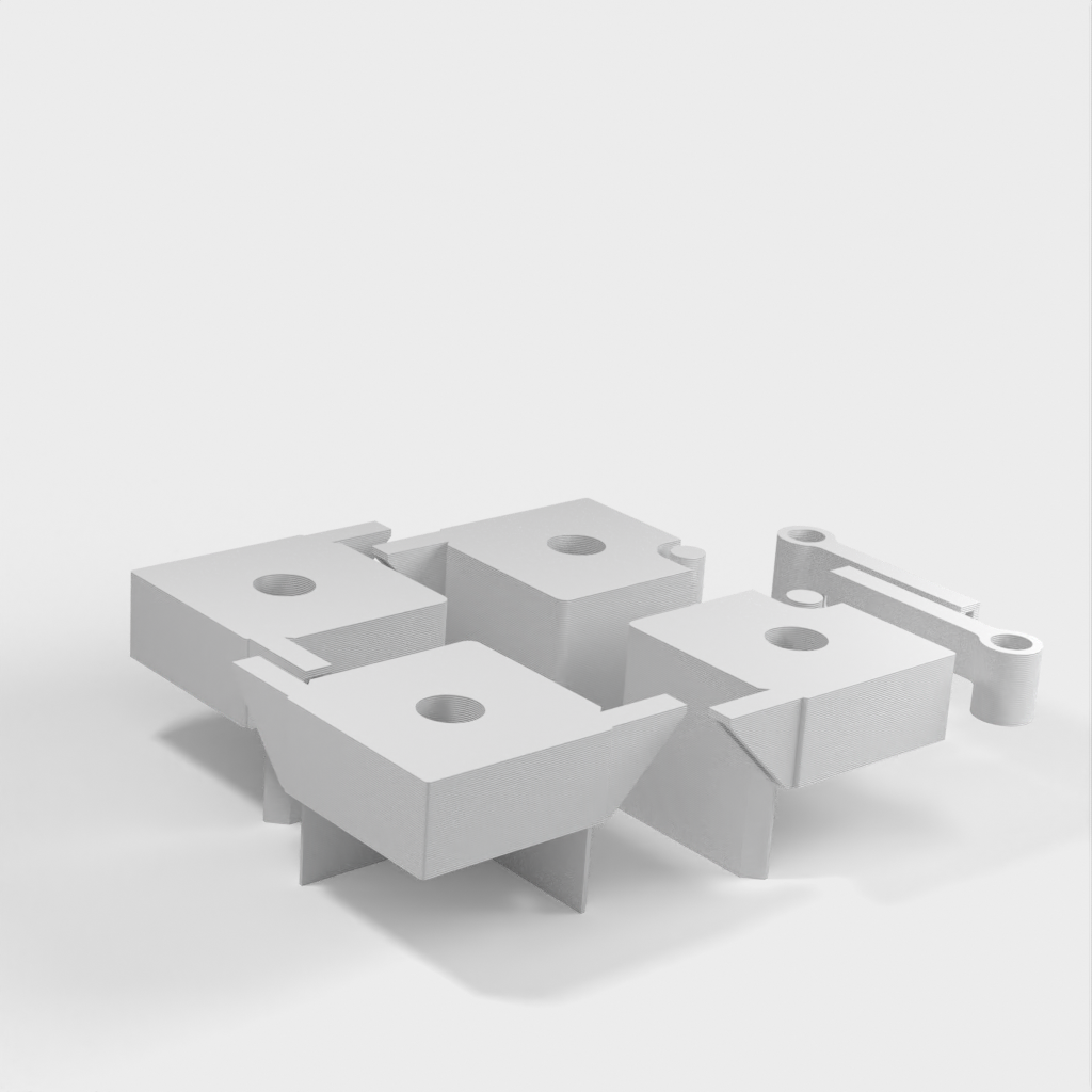 Forbedret Top Hjørner for Ikea Lack - 3D Printer Indkapsling