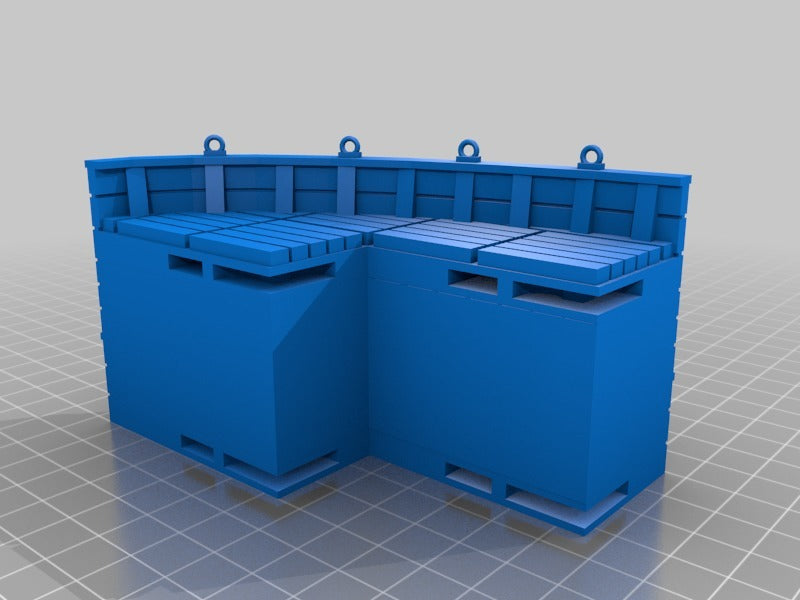 28mm Miniature Hævede Dæk til Sejlskibe: Udvidelsessæt Del 2