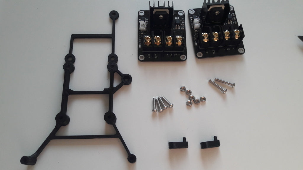 Anet A6 Dobbelt Mosfet-Holder til Ramme (Uden Boring)