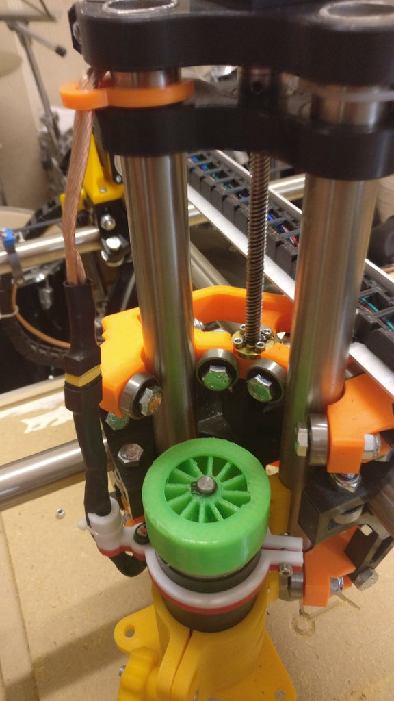 Erstatningsventilator og Kabelstyring til 500W 52mm MPCNC Spindel