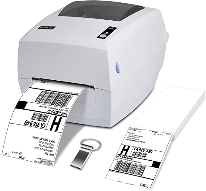 Pladsbesparende Stativ til Termisk Labelprinter