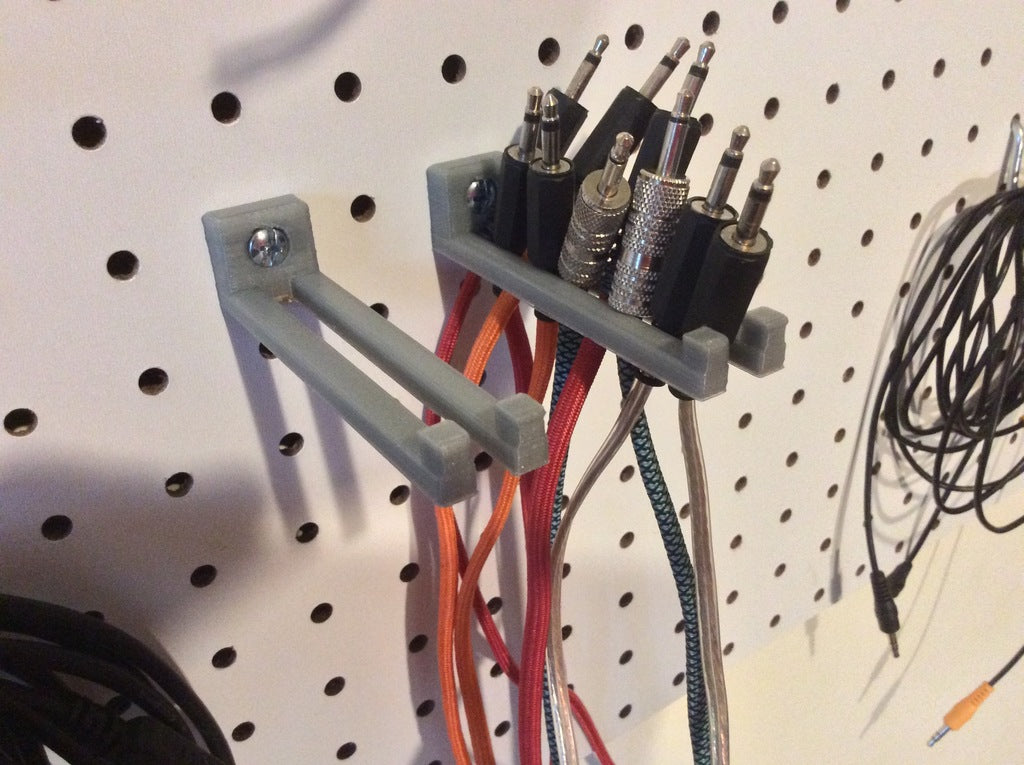Pegboard Kabelholder til 3.5mm Lydkabler