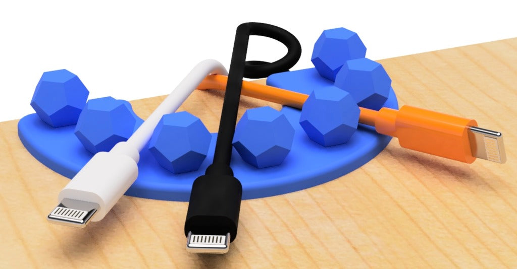 USB kabelholder (Regulær dodekaeder)