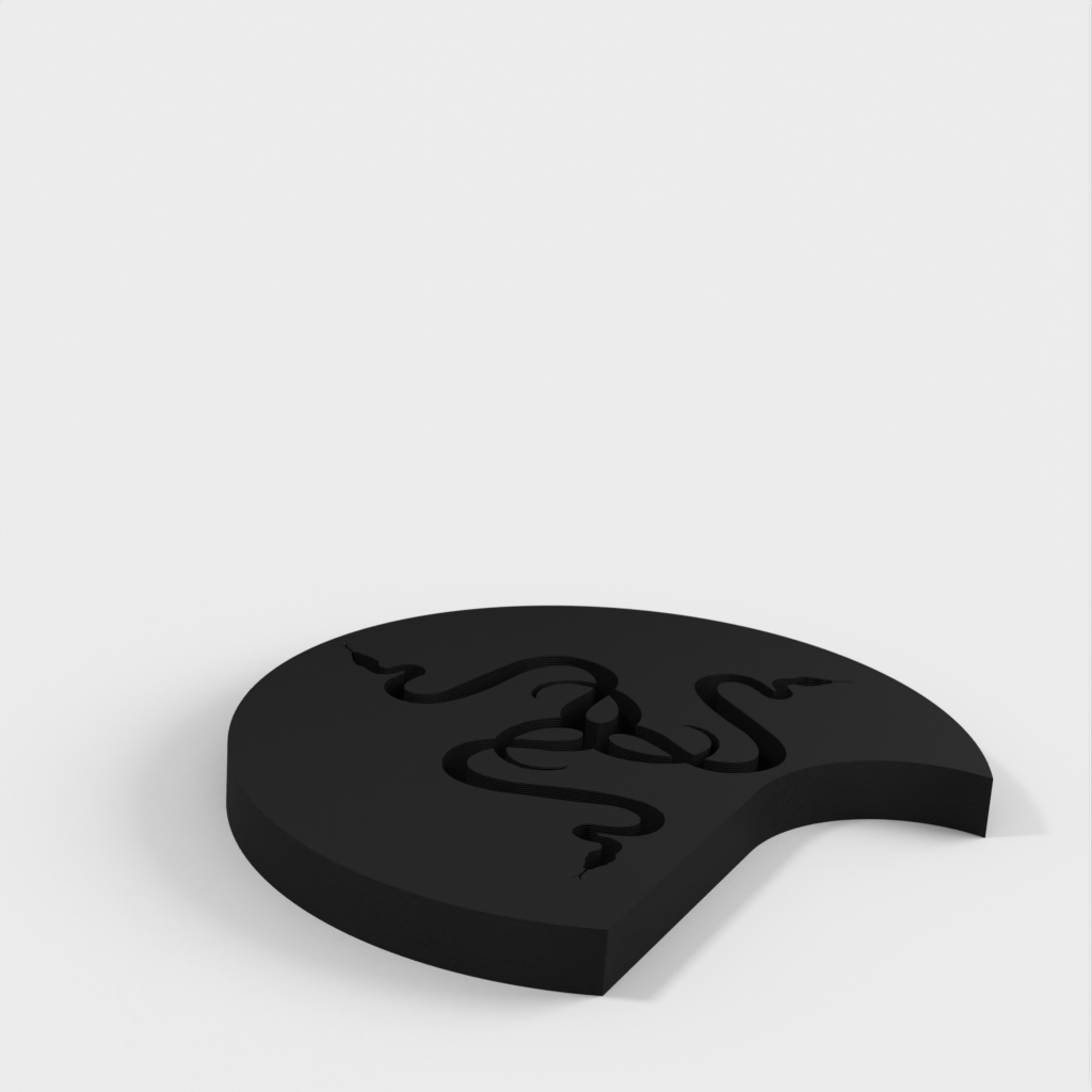 Razer Xbox controller stand med stort Razer logo