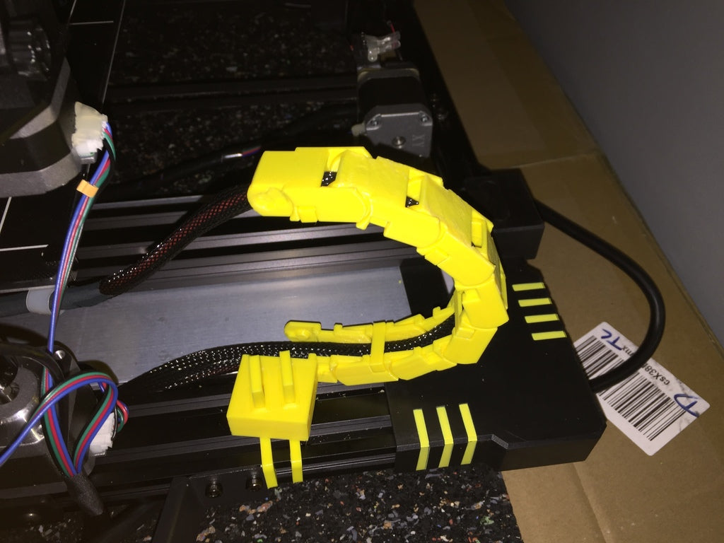 Anycubic Chiron Kabelstyring til Varmeplade – Klik-på System