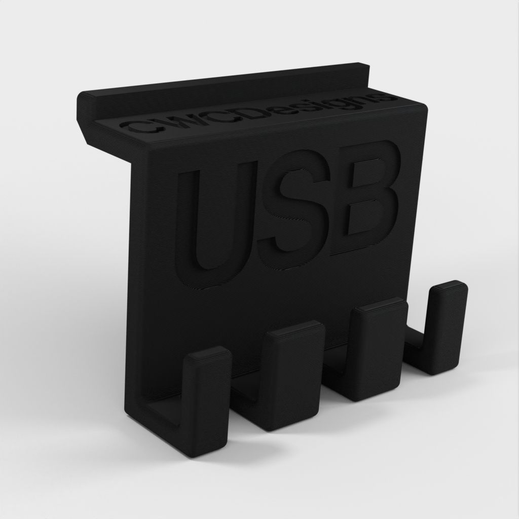 Lack USB Holder til Organisering og Kabelstyring