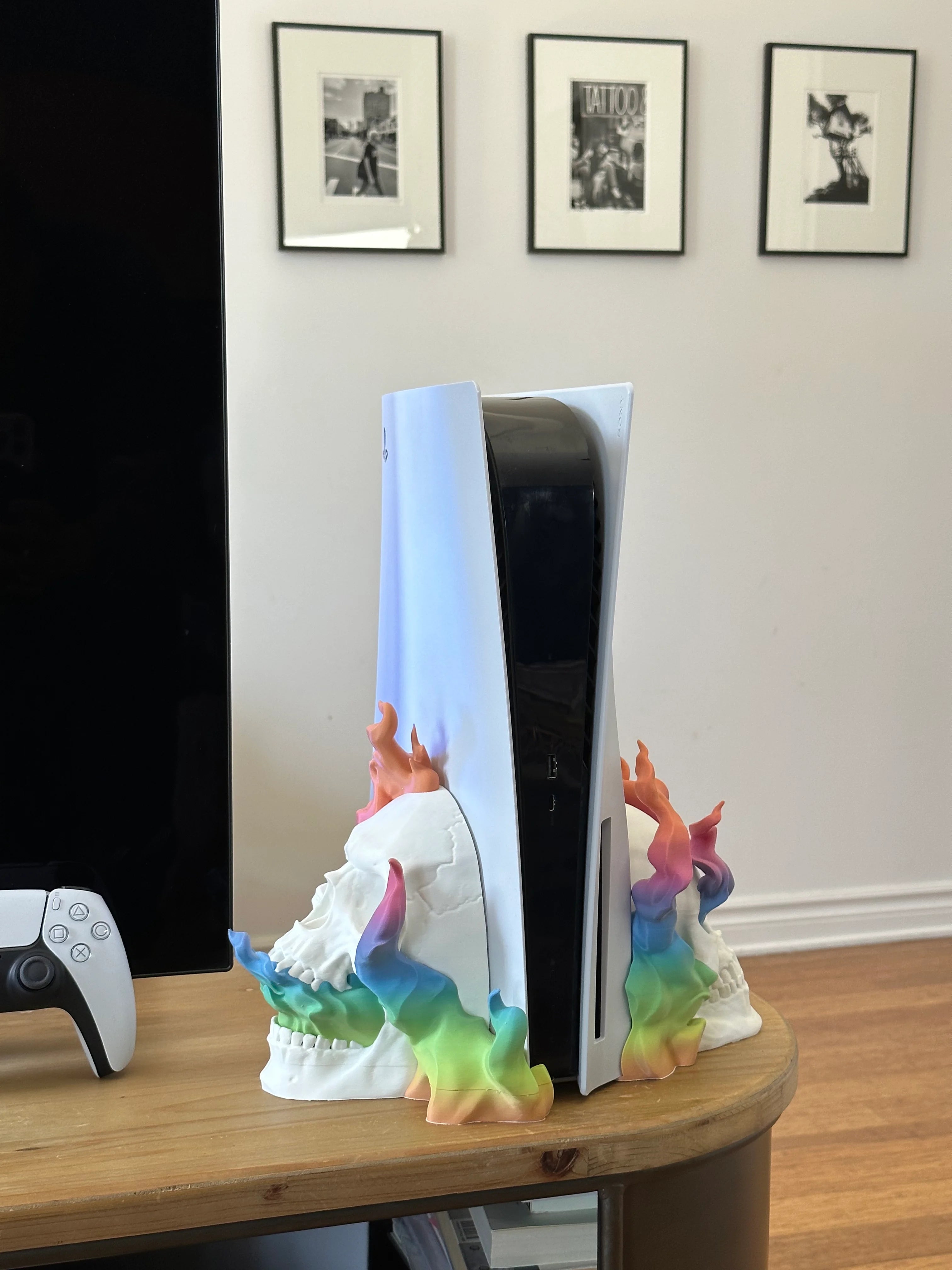Unik Skull Stand til PlayStation 5 Disc Edition