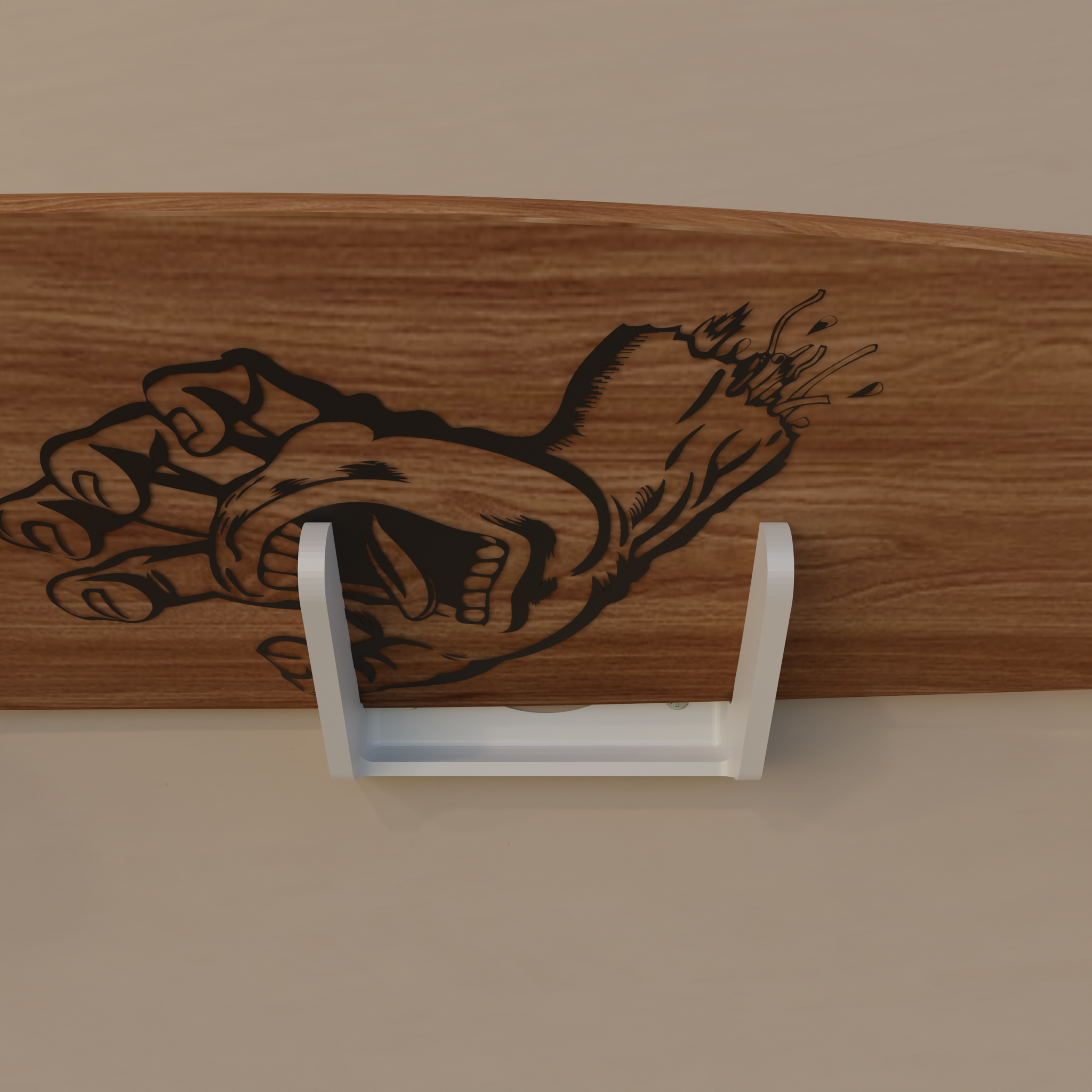 Vægbeslag til Longboard Skateboard