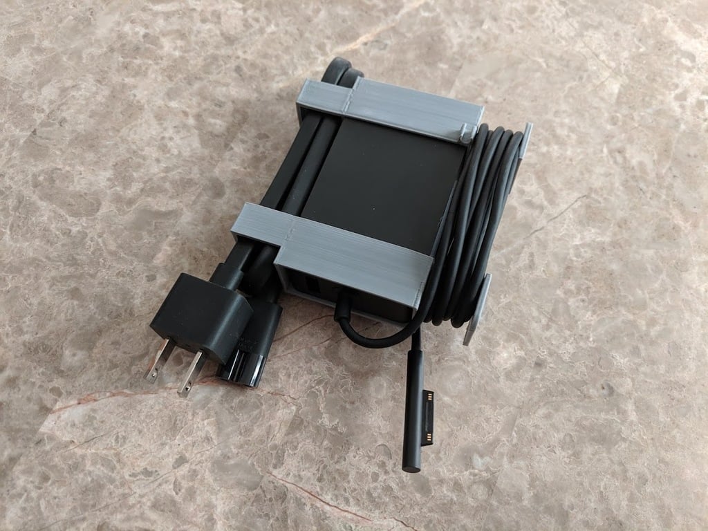 Strømkabelorganizer til Surface Pro 3/4 Laptop