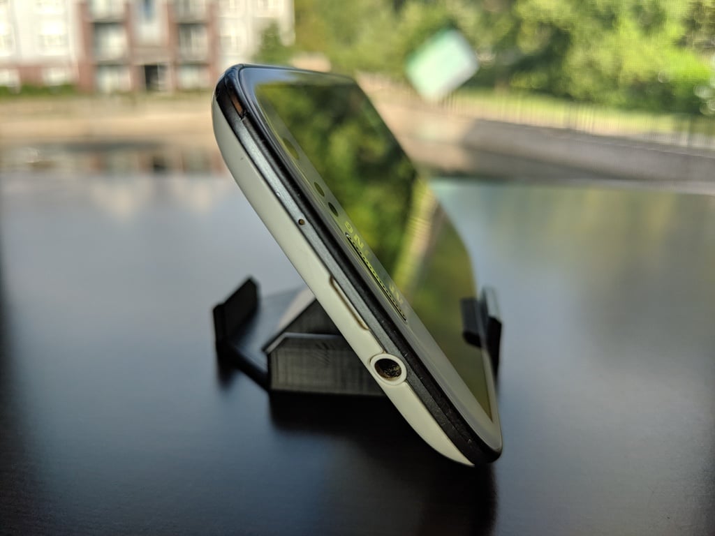 4X Phone Stand: Lille og Letvægts Smartphone Holder med Fire Vinkler