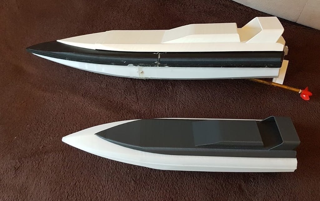 Kraftfuld Fjernstyret Speedbåd