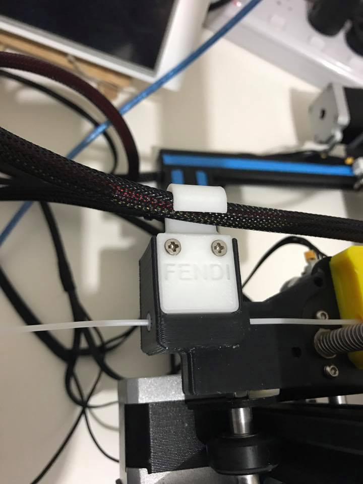 Erstatningslåg til CR-10S Filamentsensor med Integreret Kabelholder