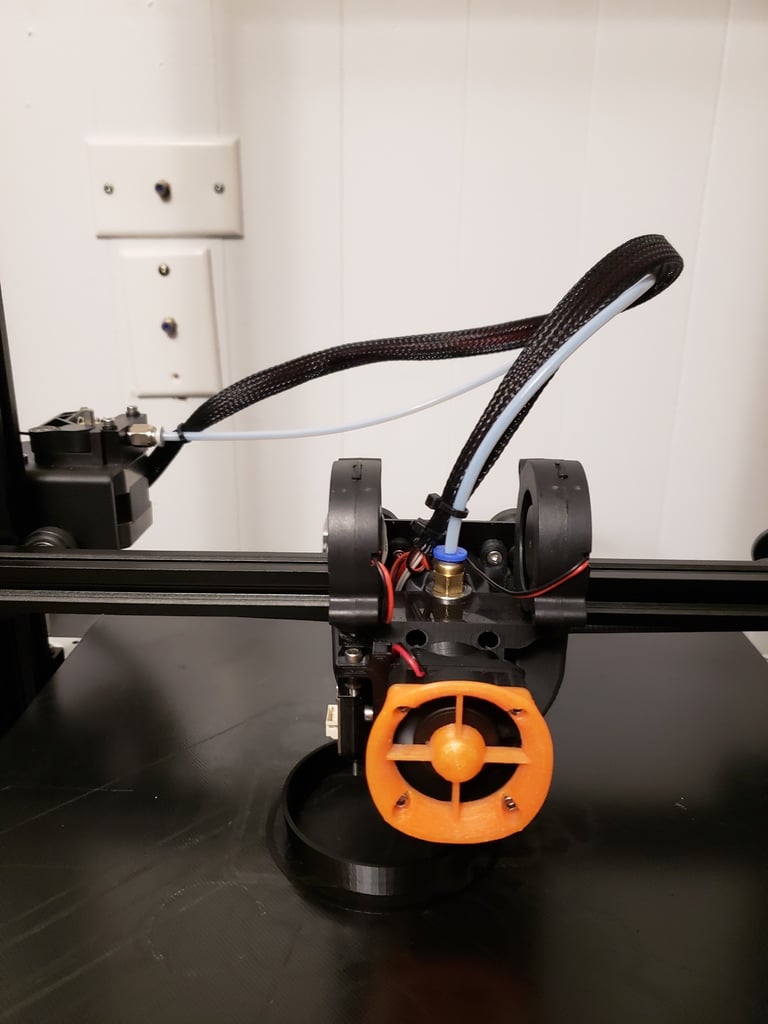 Opgraderingsbeslag til Geeetech A10/A30: E3D V6 Hotend og Dual 5015 Blæserstøtte