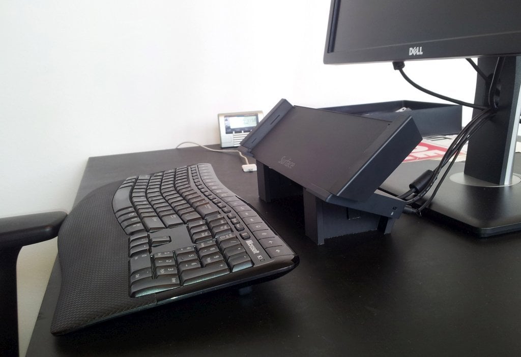Ergonomisk Microsoft Surface Base og Dock Holder