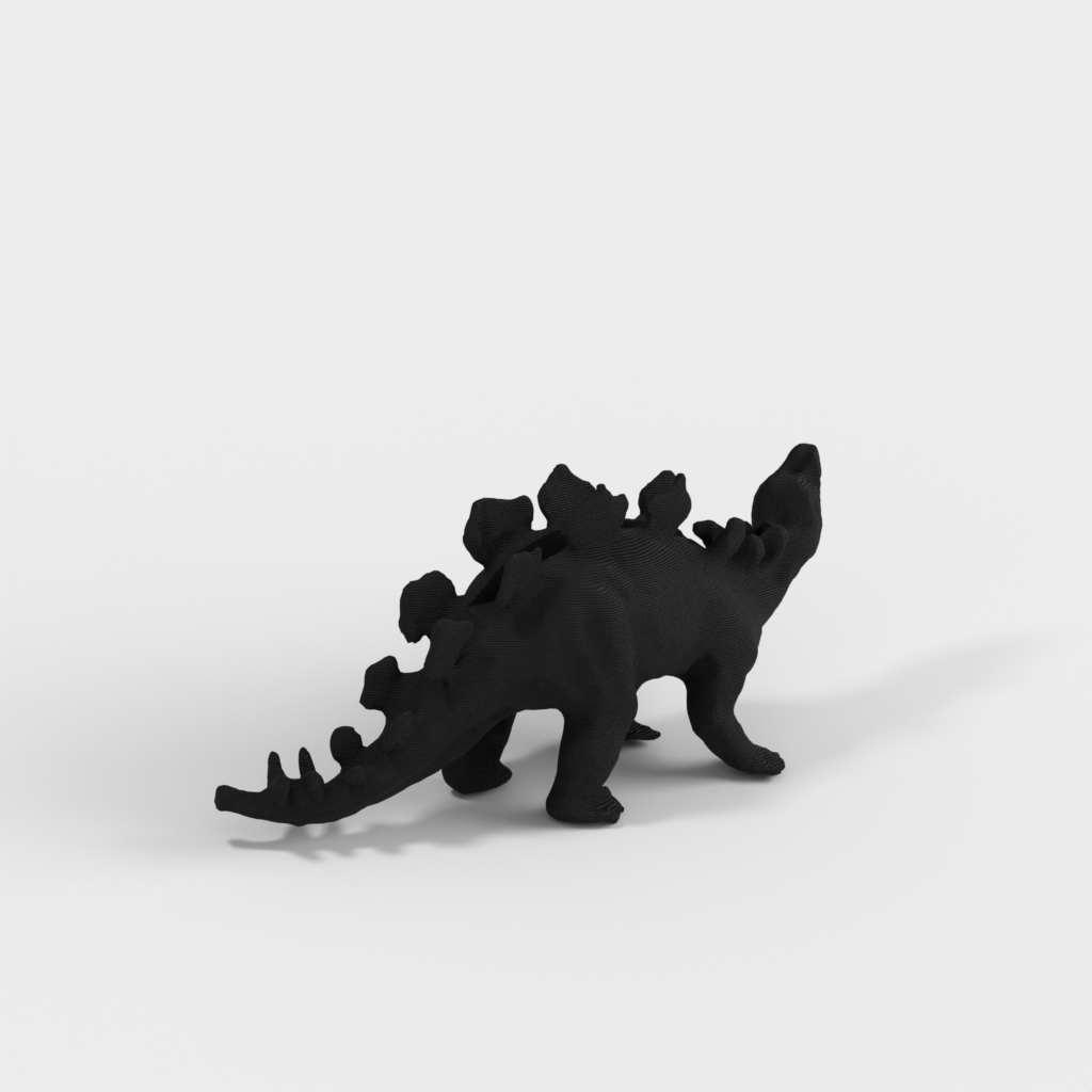 Stegosaurus Business Card Holder til skrivebord og kontor