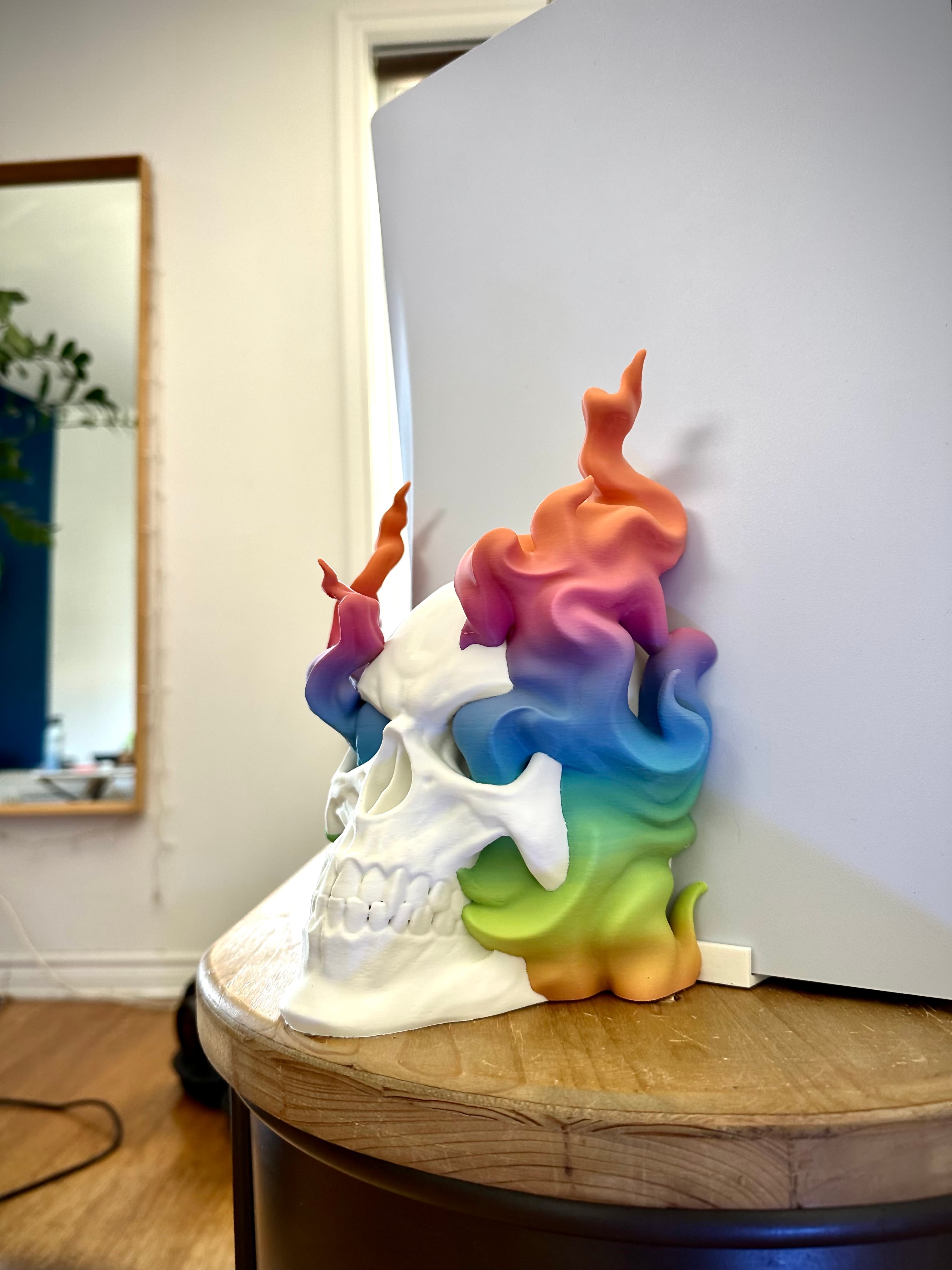 Unik Skull Stand til PlayStation 5 Disc Edition
