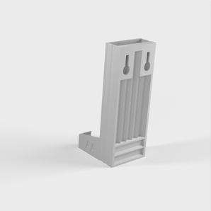 Batteriholder til AA og AAA Batterier med Vægmontering