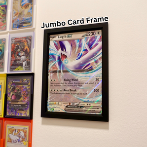 Vægmonteret billedramme til Pokémon jumbo kort