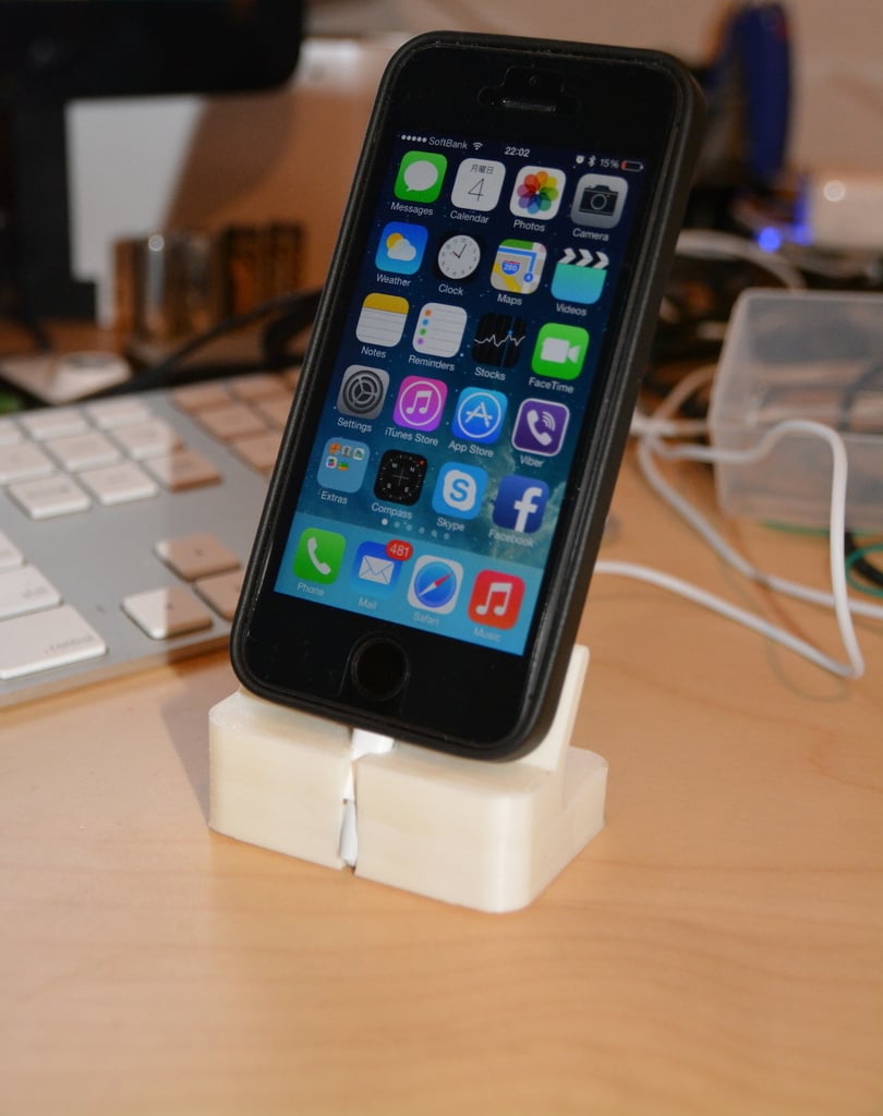 iPhone 5S Dock til Brug med Etui