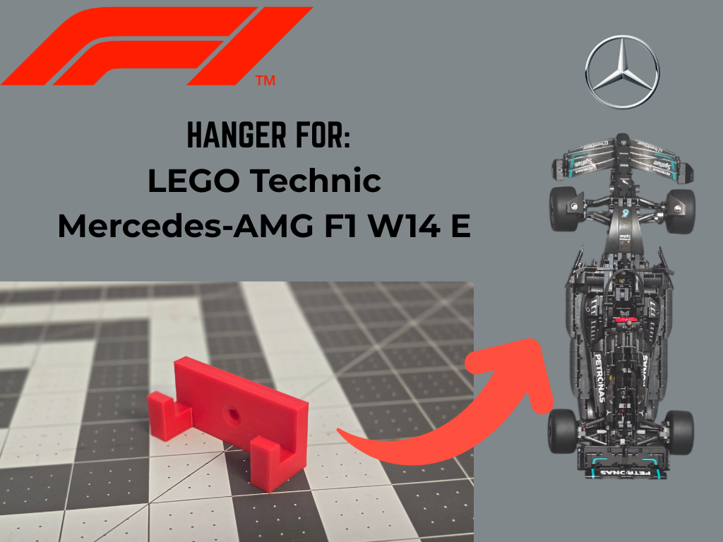 Vægophæng til LEGO Technic Mercedes-AMG F1 W14 E