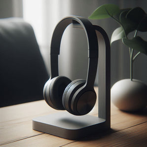 Stilren Headphone Stand med Decentreret Design