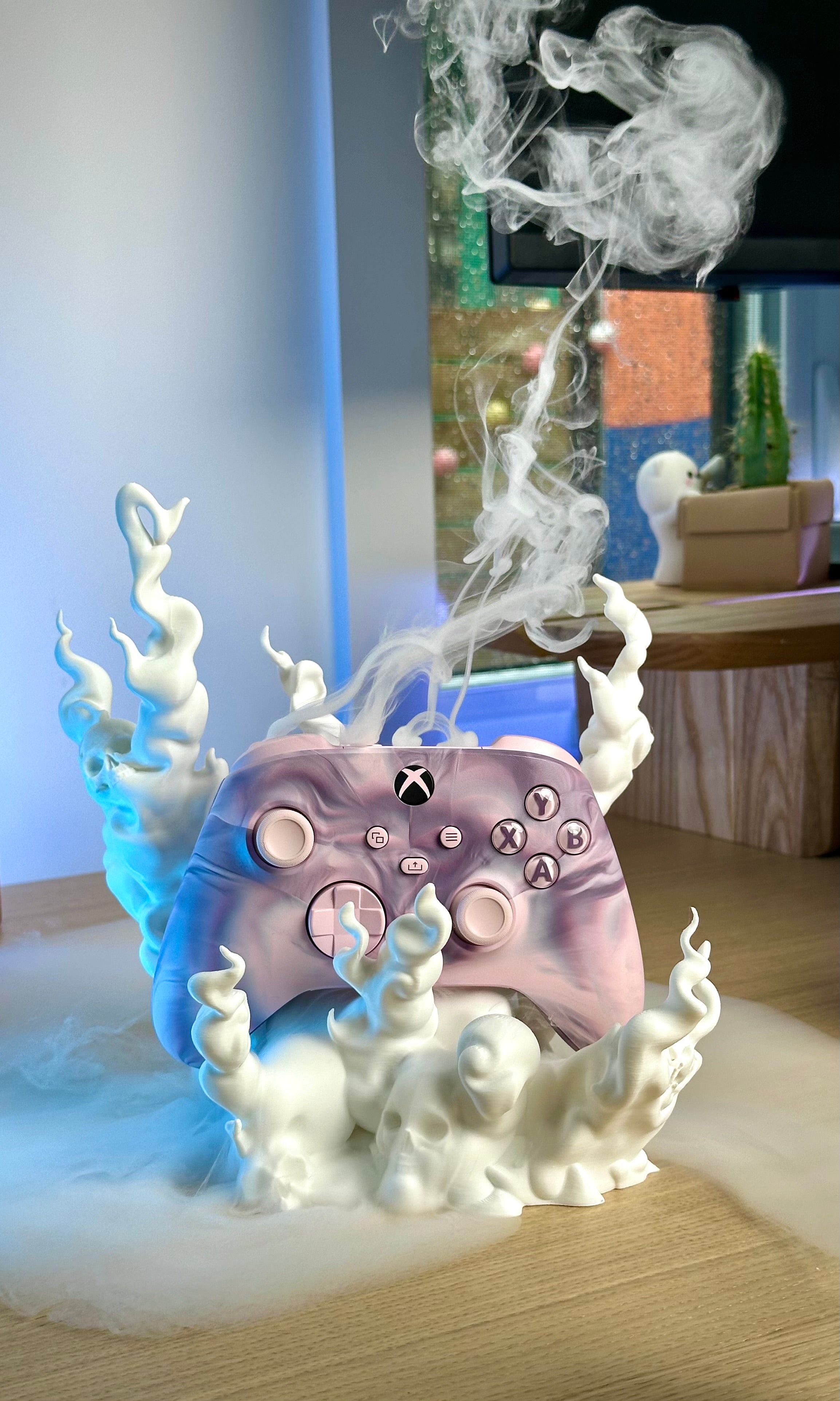 Kranie Controller Stand til PS5 Xbox Switch