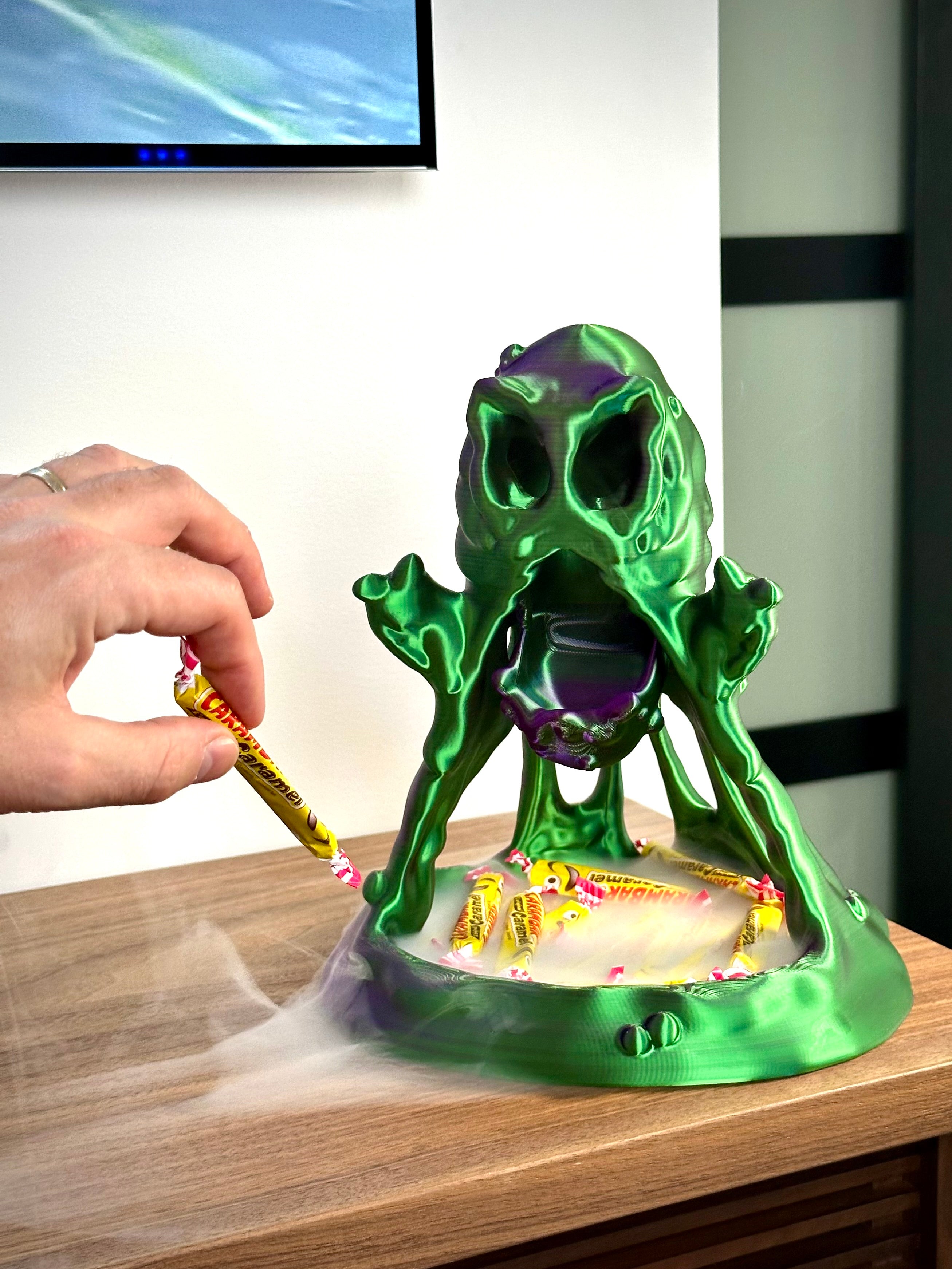 Slime Monster skål til slik og opbevaring