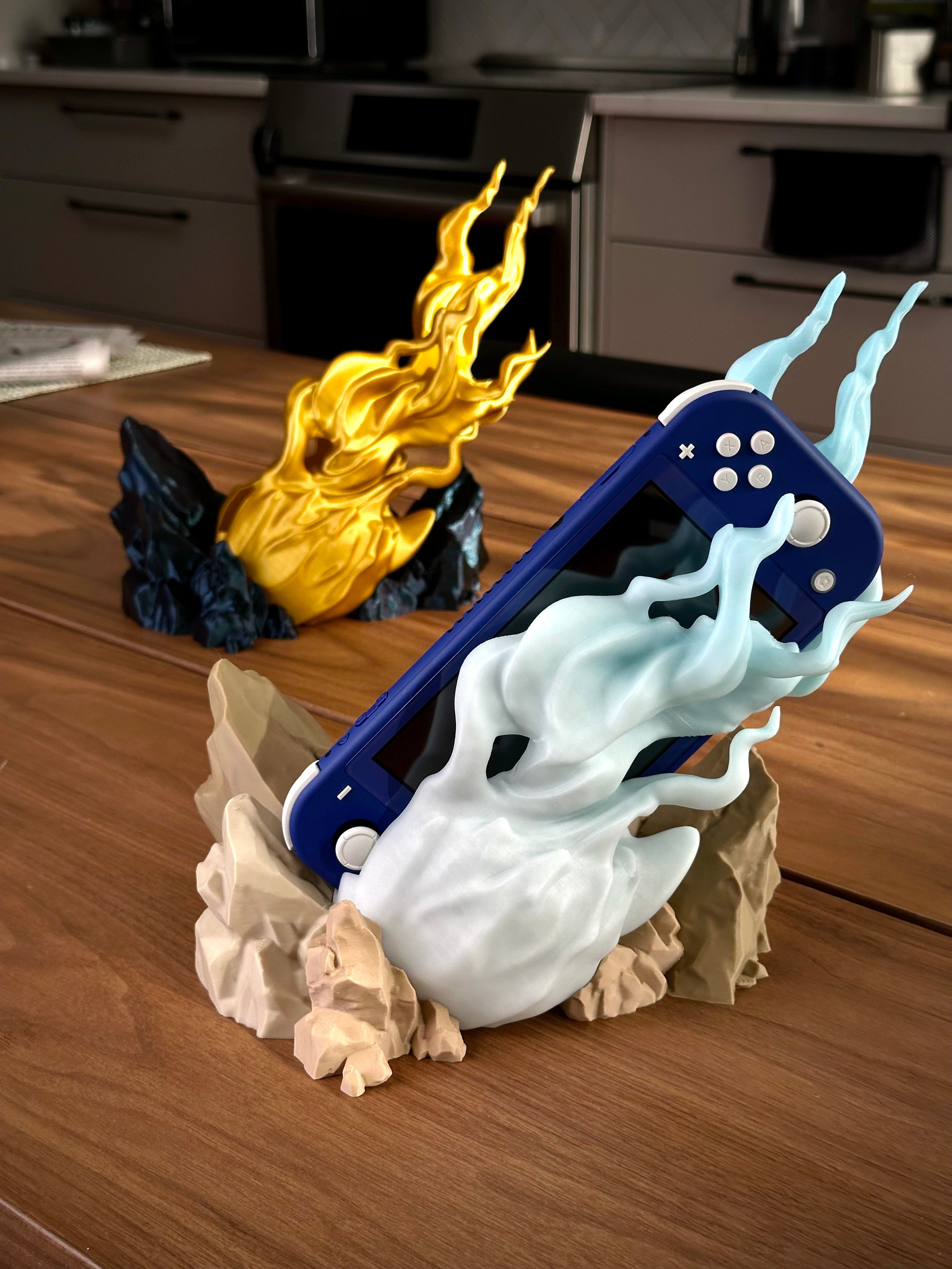 Nintendo Switch Lite Opladningsdock Ildbold Design