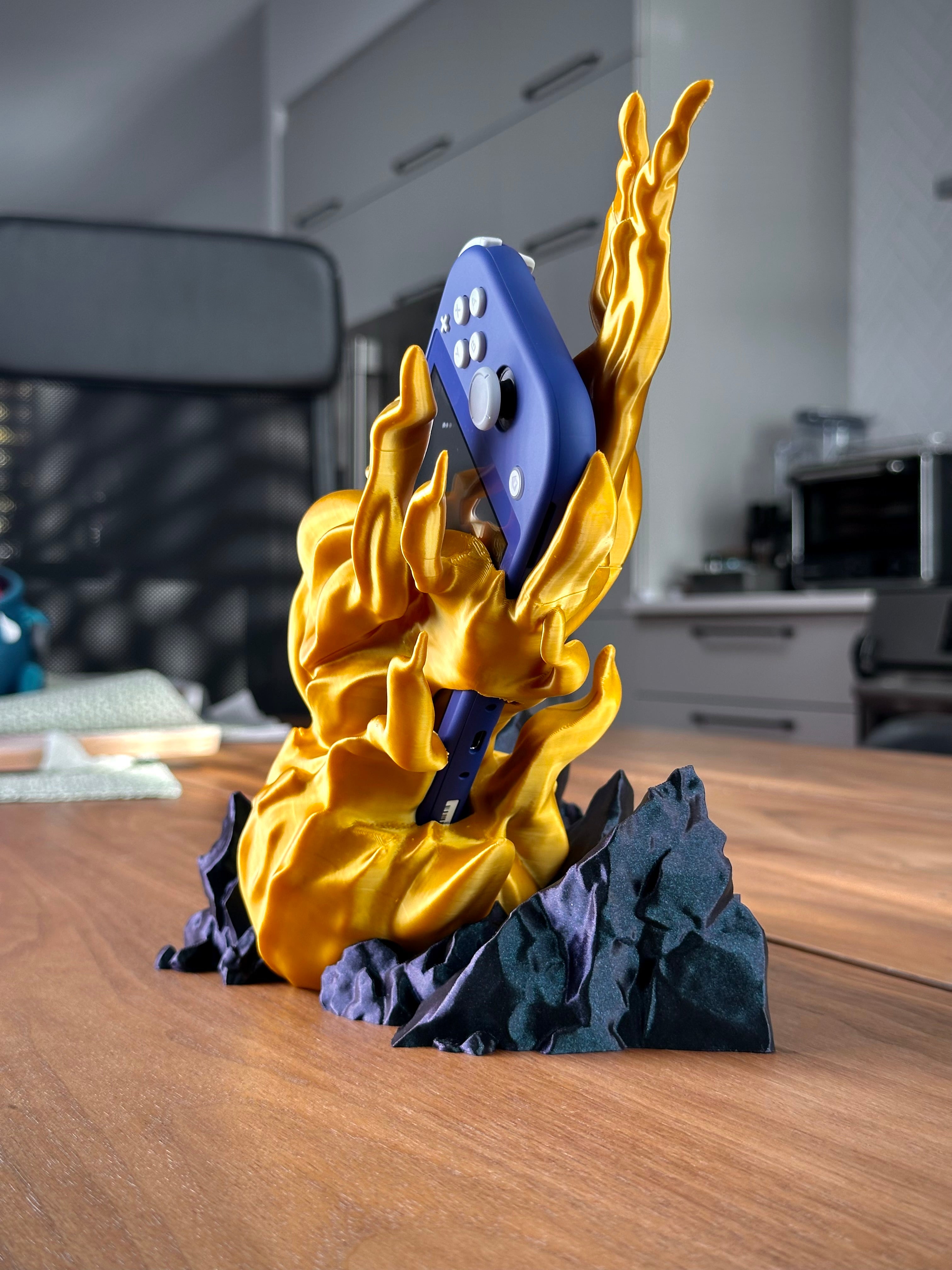 Nintendo Switch Lite Opladningsdock Ildbold Design