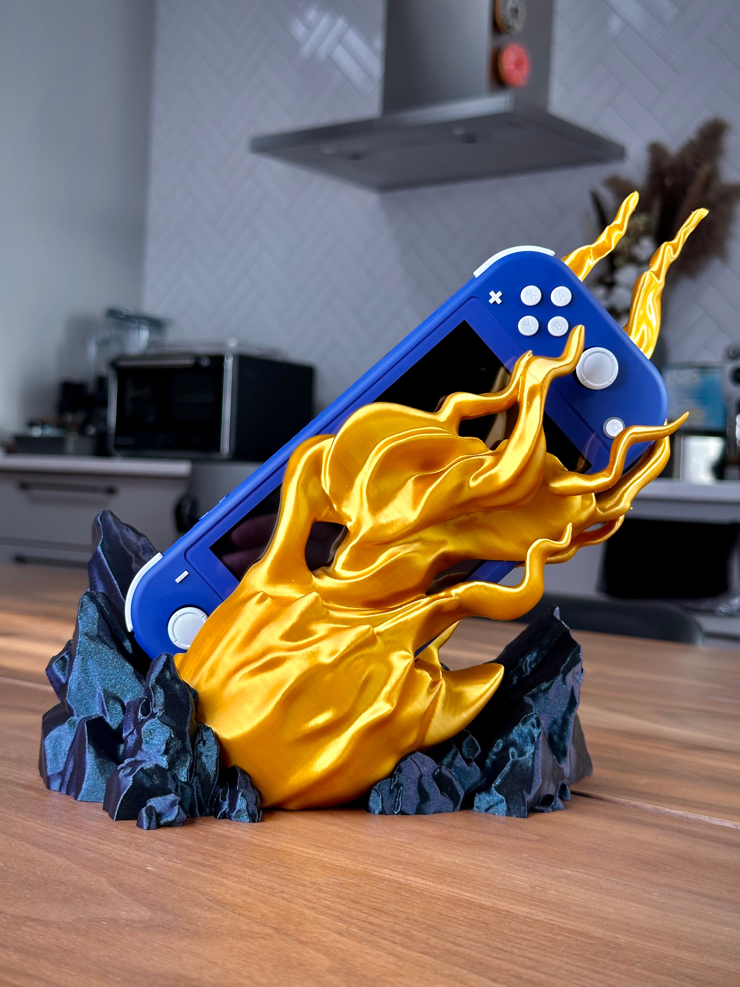 Nintendo Switch Lite Opladningsdock Ildbold Design