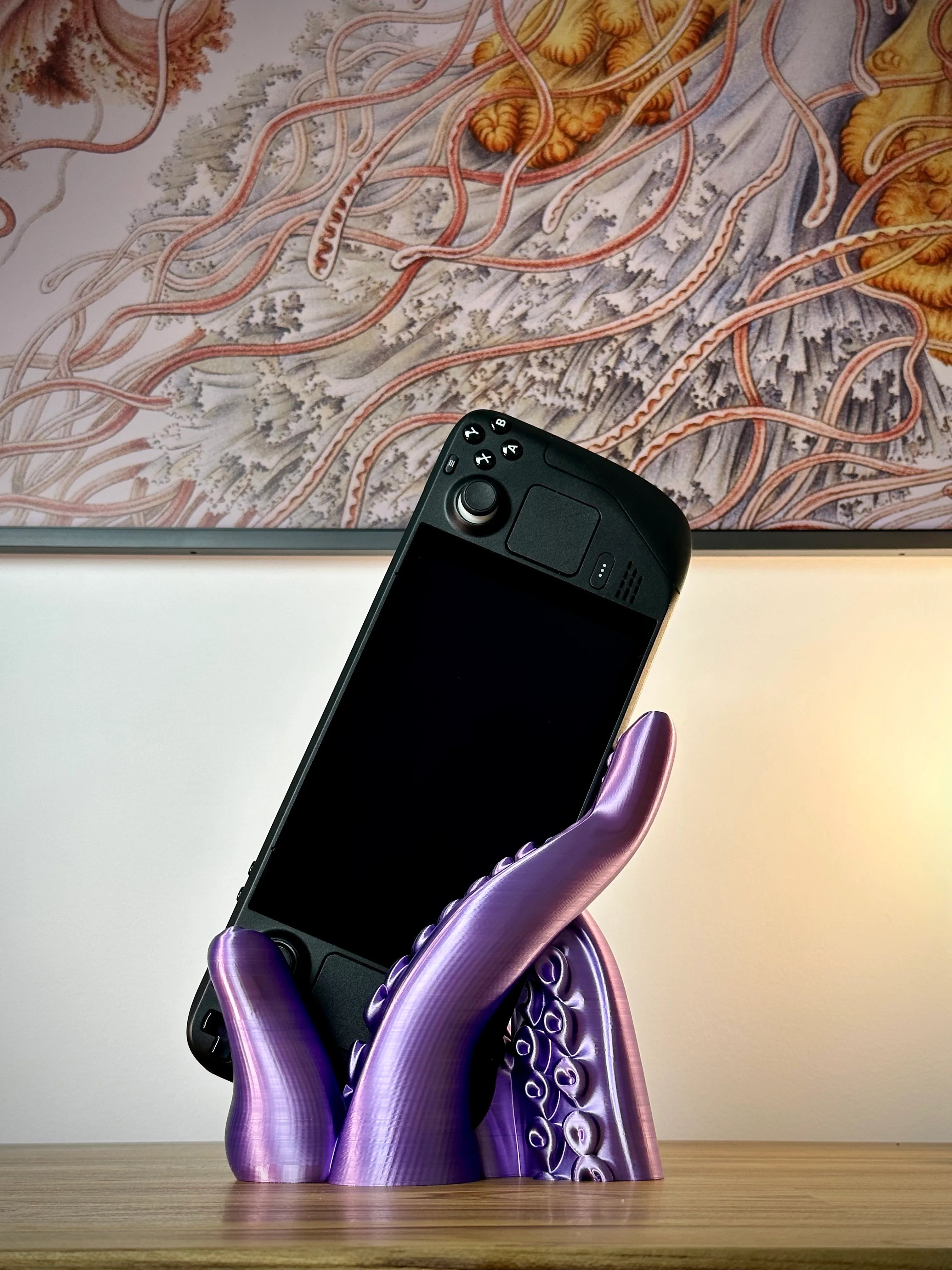 Tentakel Steam Deck Stand med Kabelrille