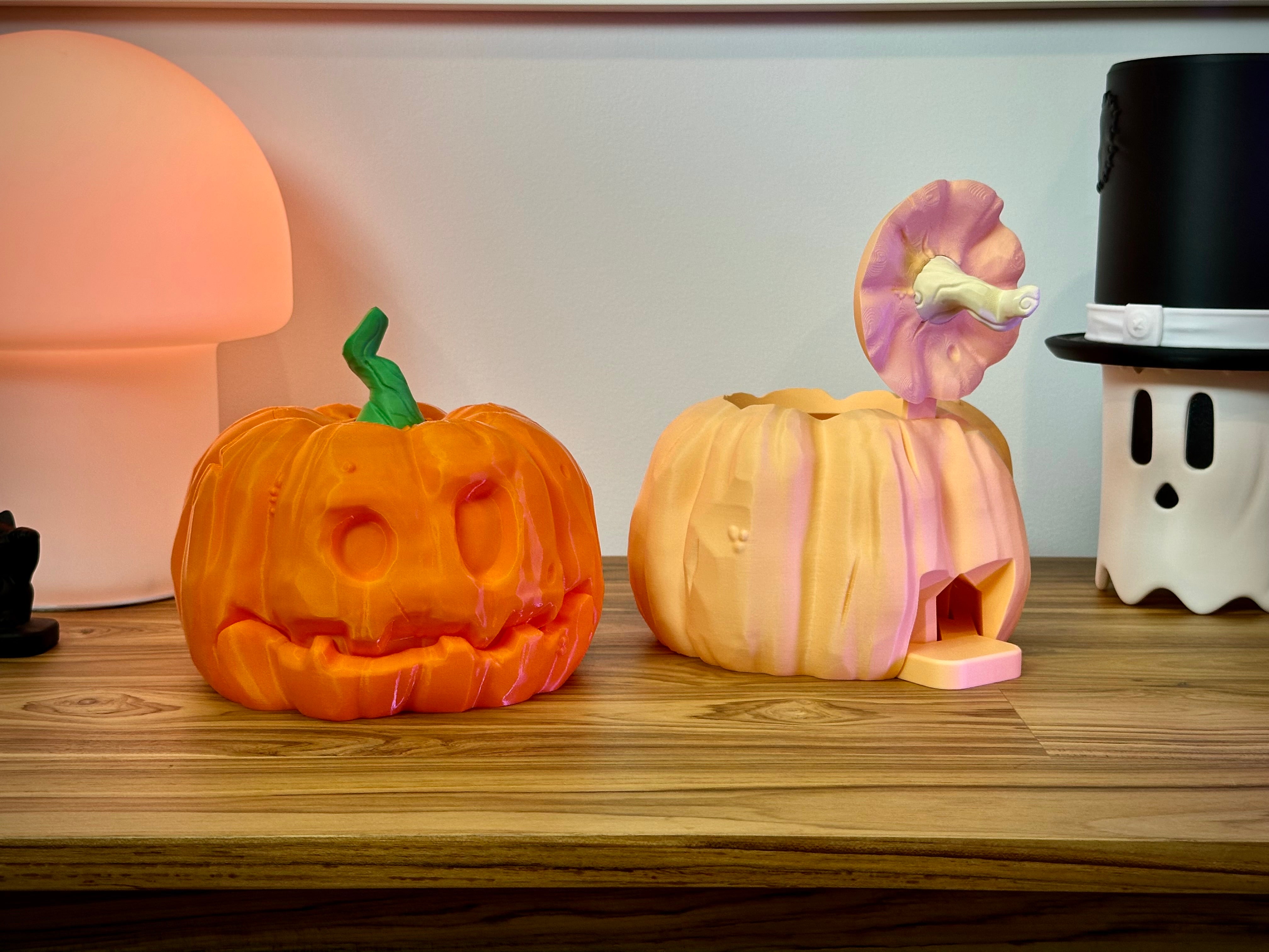 Artikuleret Halloween Græskar Spand til Slik