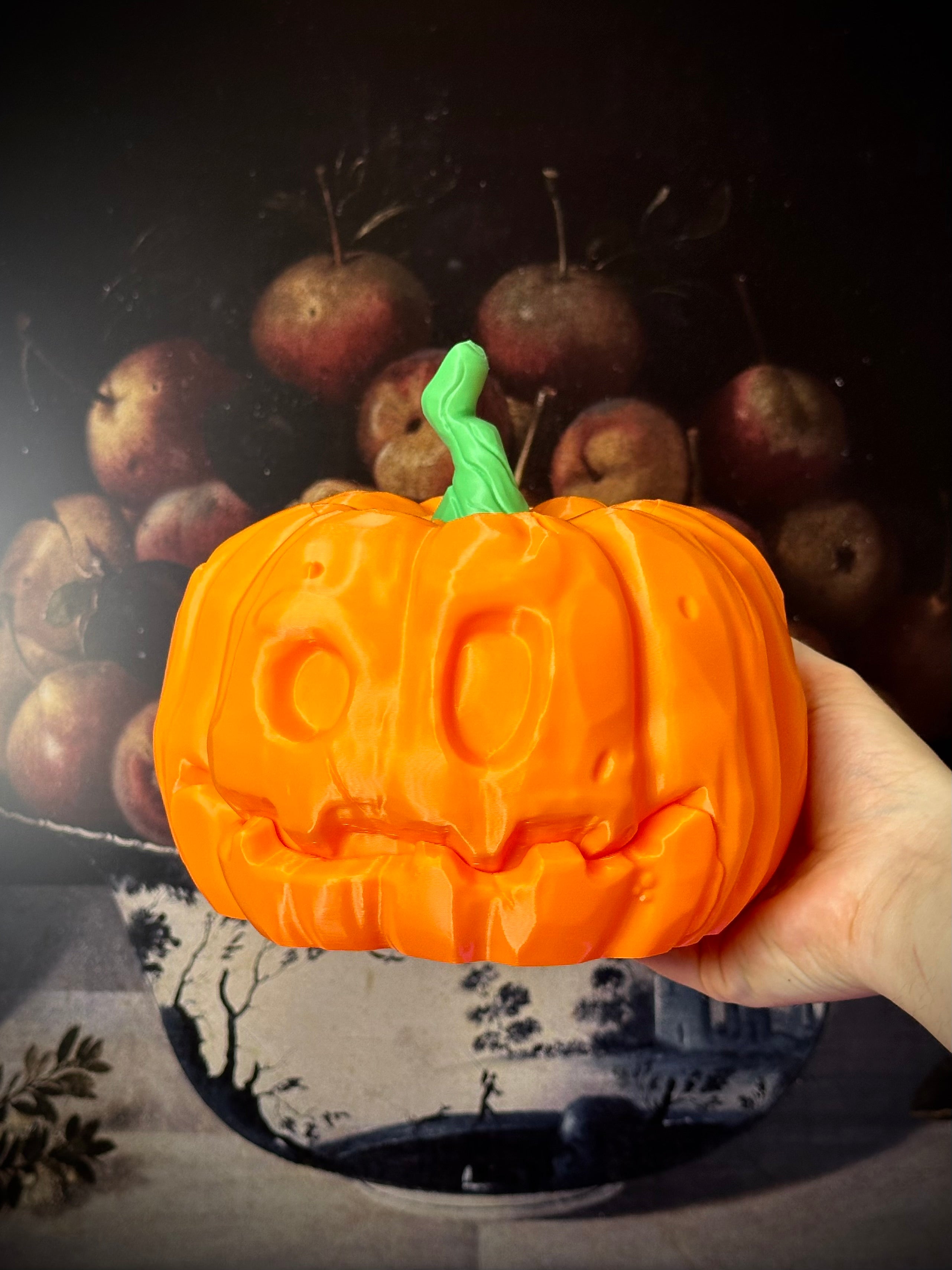 Artikuleret Halloween Græskar Spand til Slik