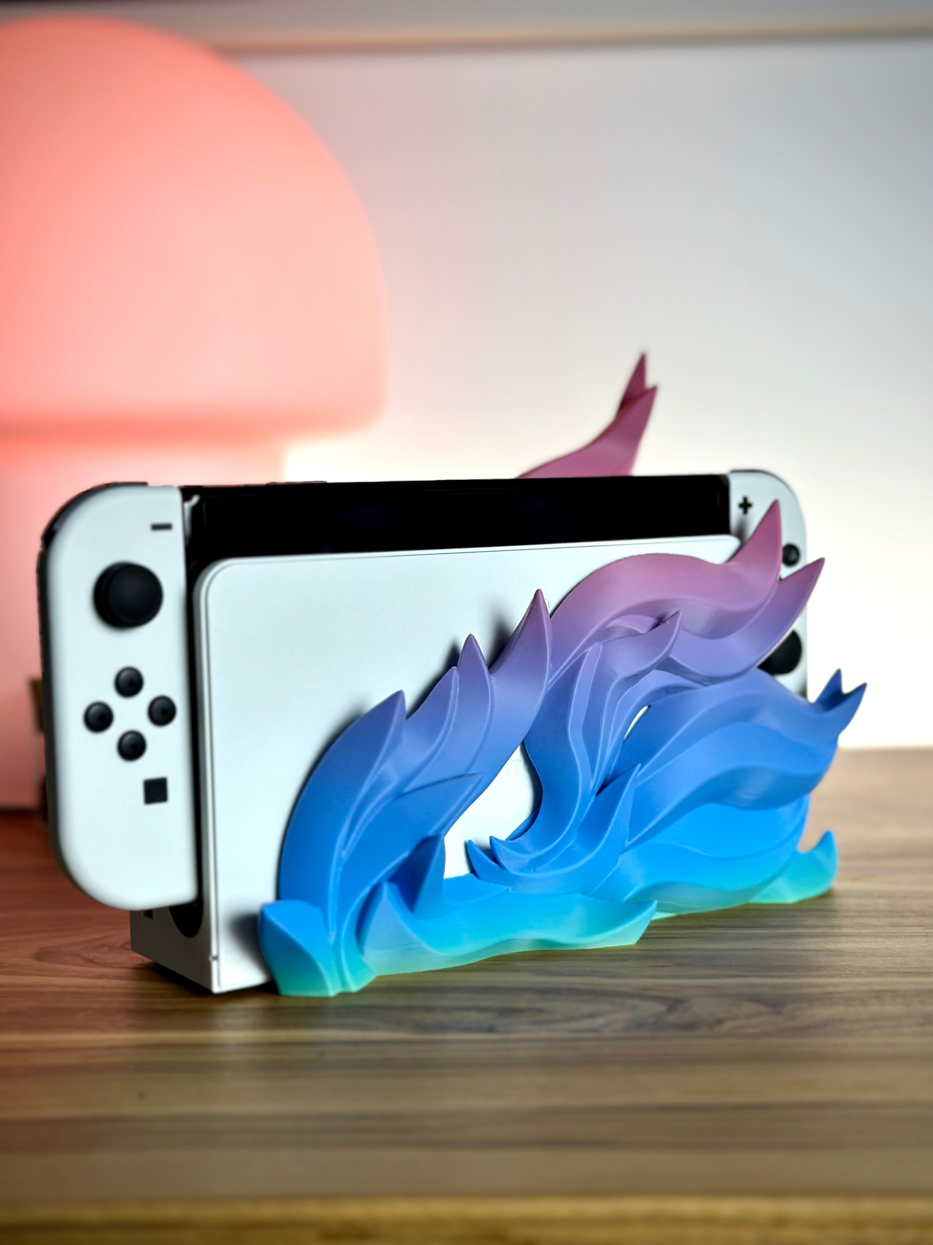 Stilfuld Flamme Dock til Switch OLED/Classic