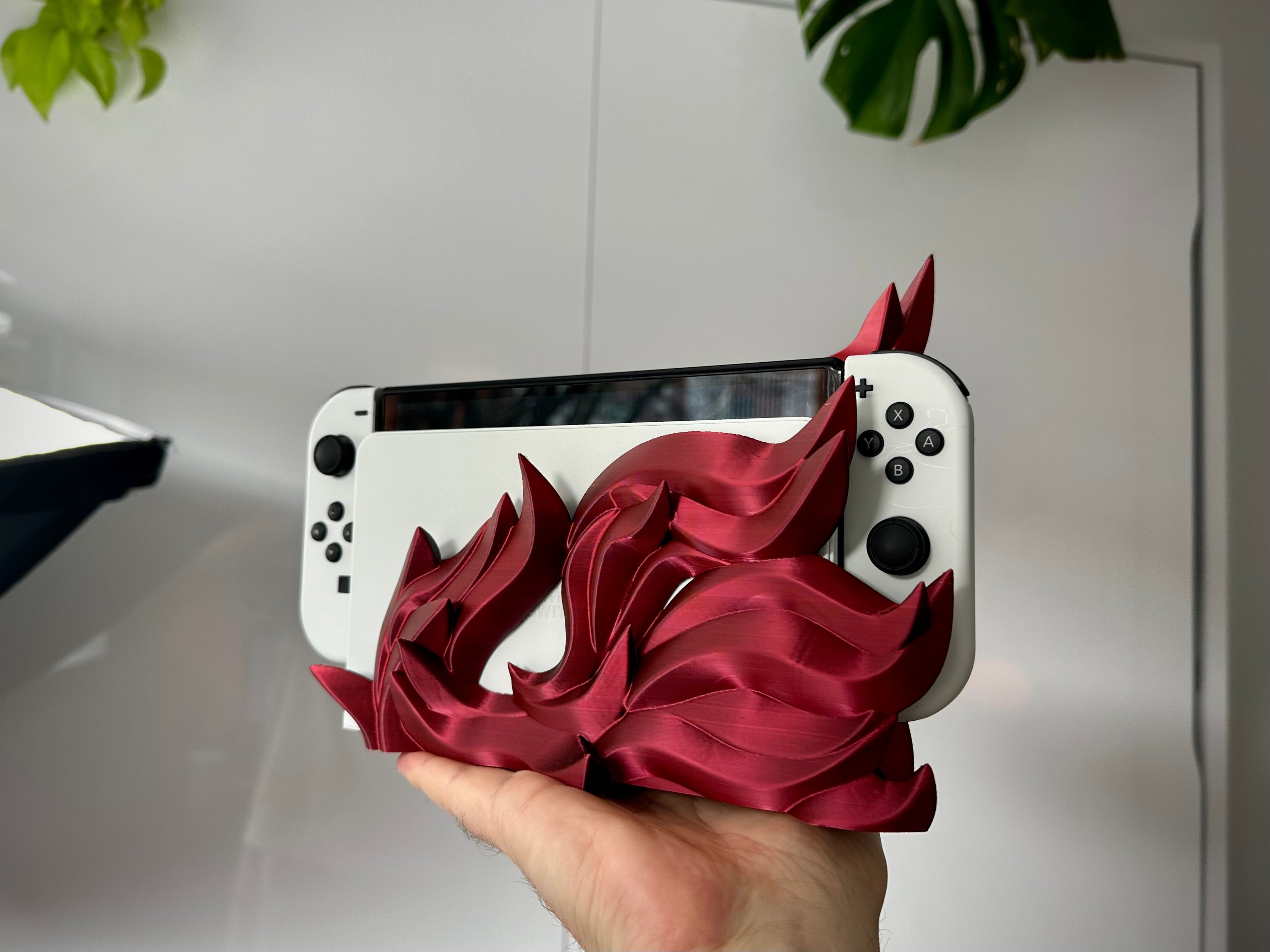 Stilfuld Flamme Dock til Switch OLED/Classic