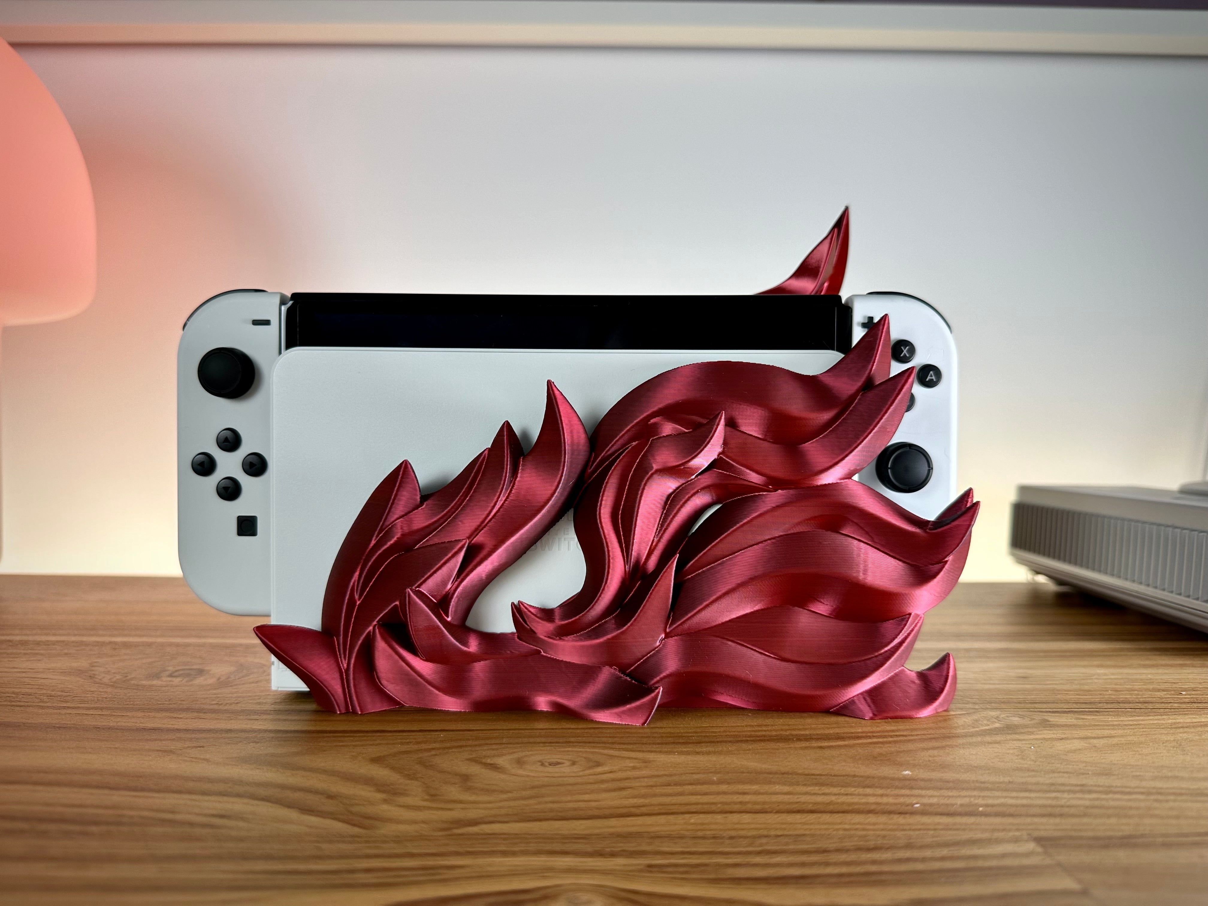 Stilfuld Flamme Dock til Switch OLED/Classic