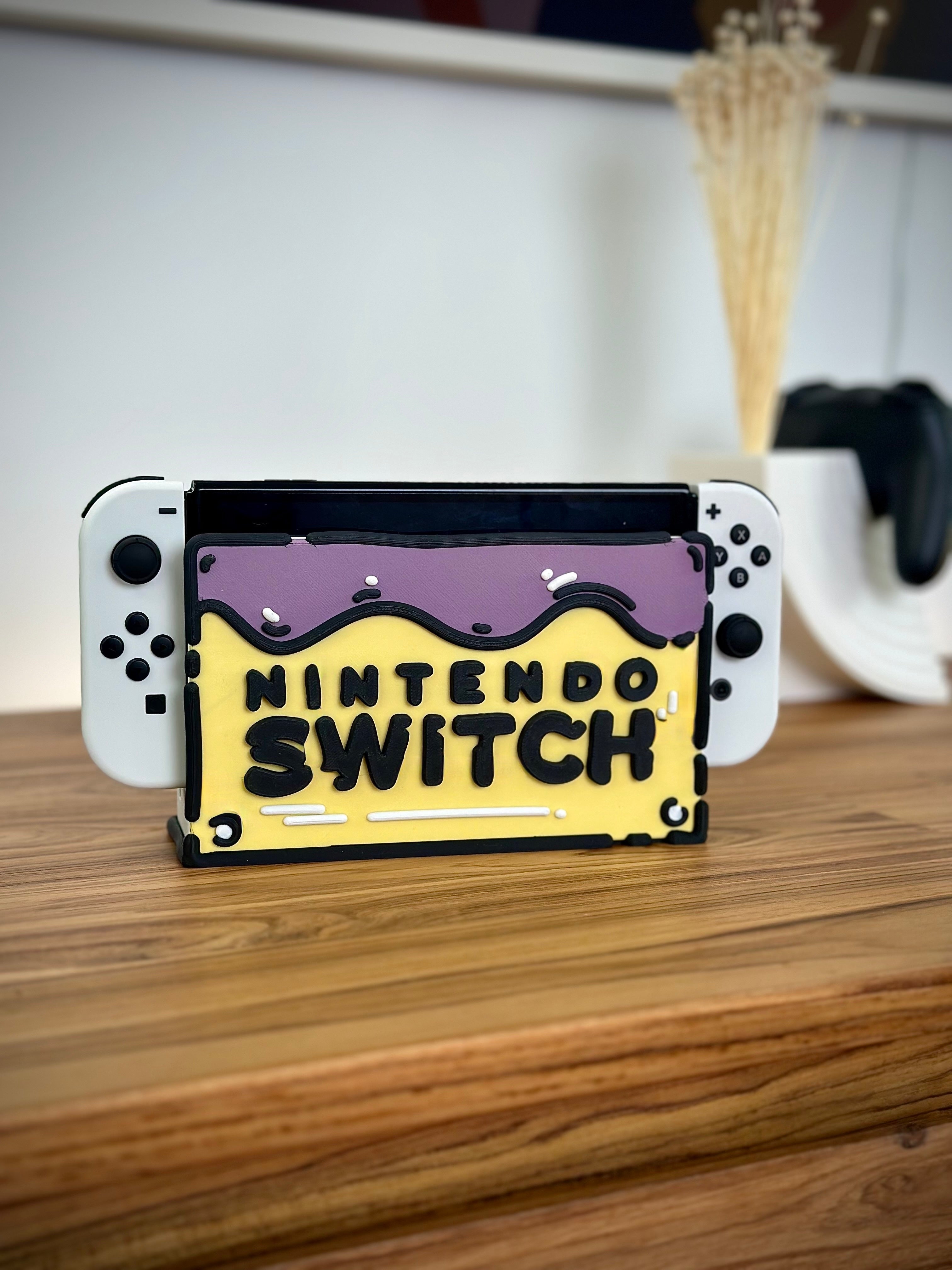 Tegneserie Kage Frontplade til Nintendo Switch