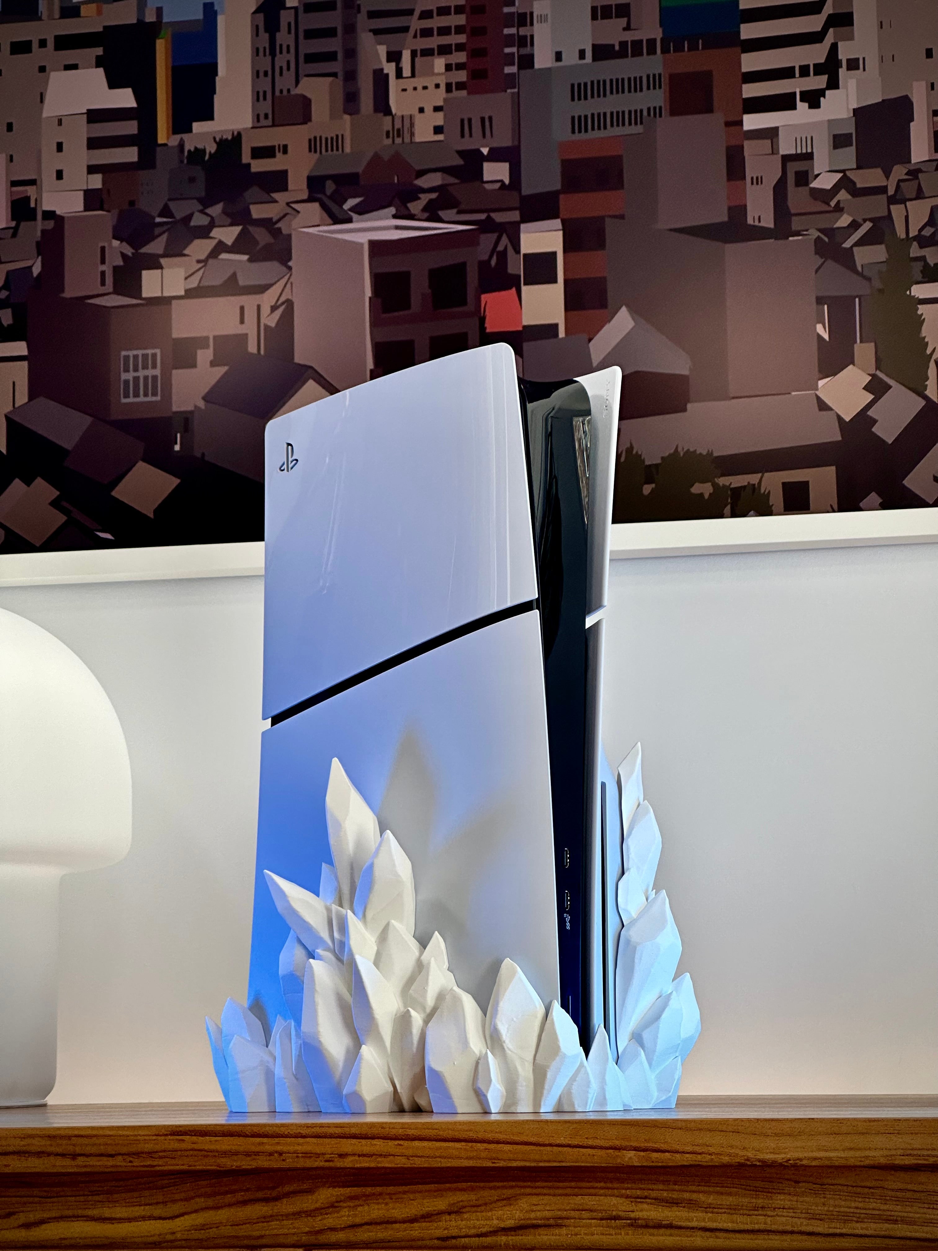 PS5 Slim Krystal Stand Digital og Disc