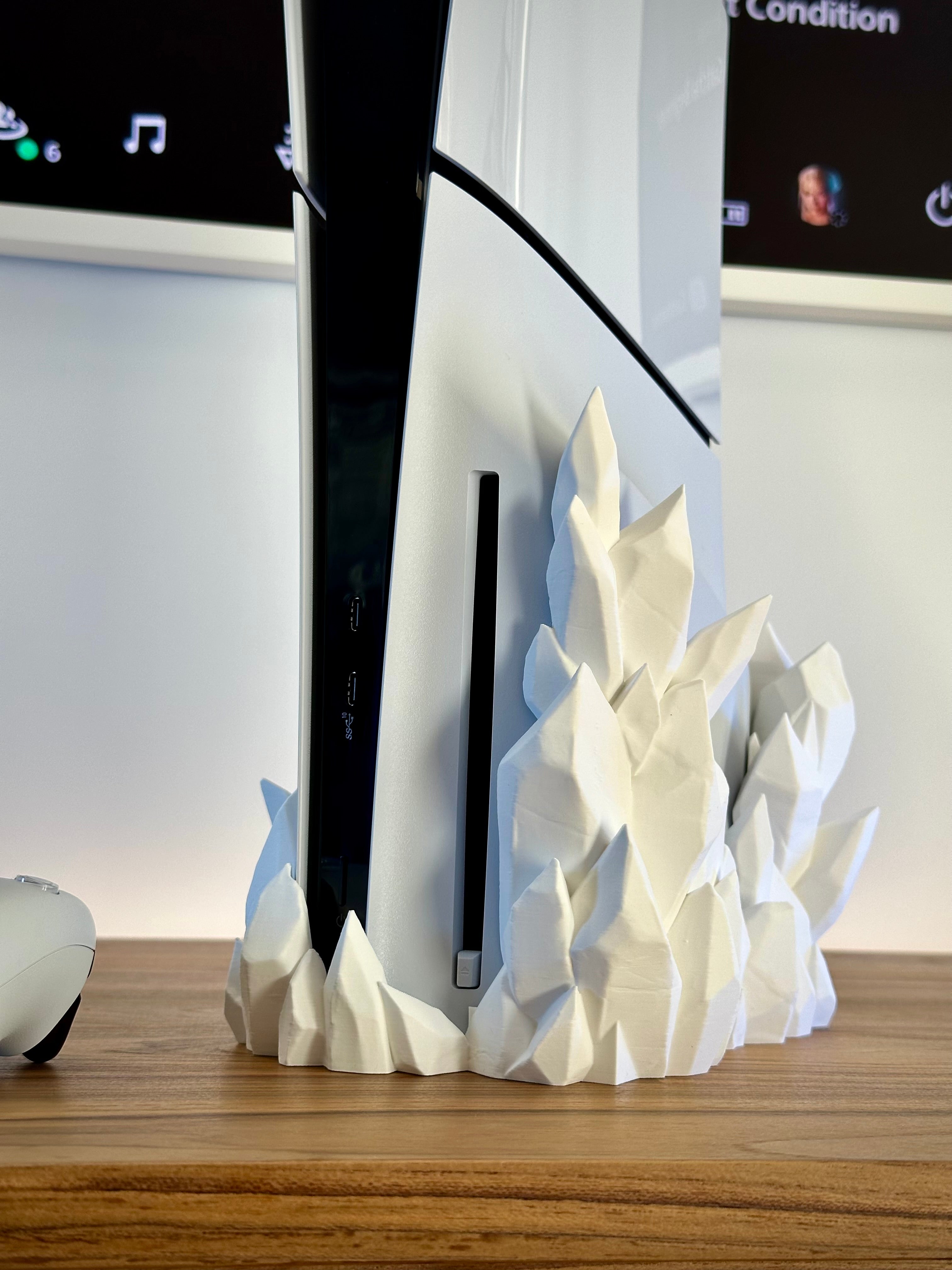PS5 Slim Krystal Stand Digital og Disc