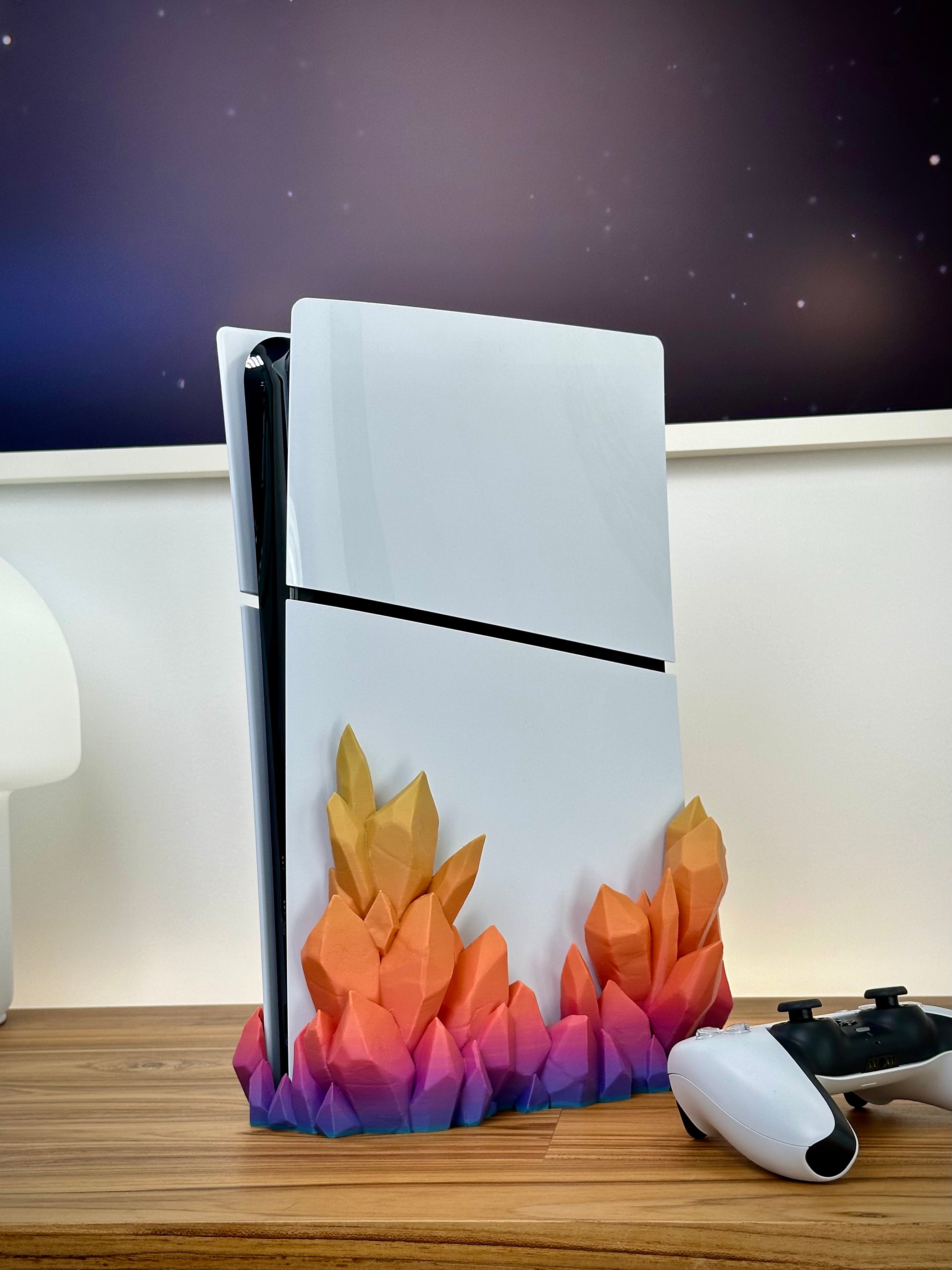 PS5 Slim Krystal Stand Digital og Disc