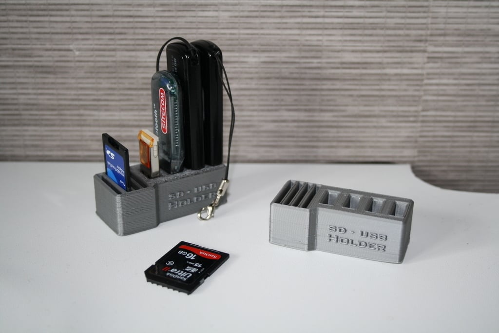 SD-kort og USB-dockholder