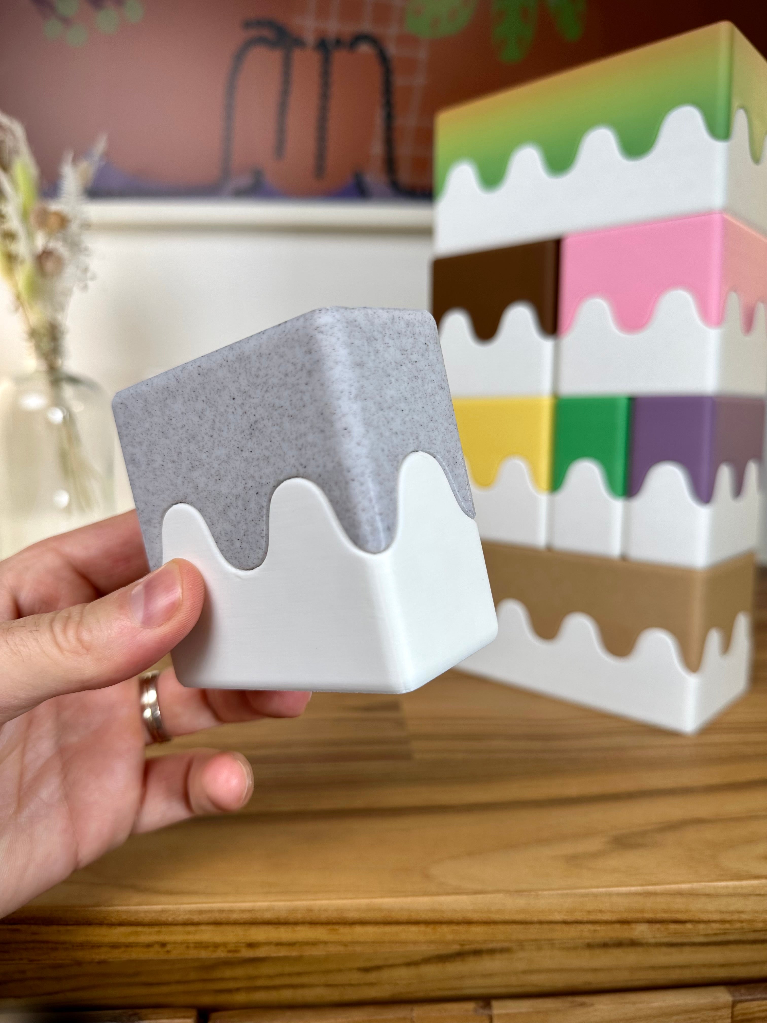 Søde Stabelbare Bokse med Bølget Design
