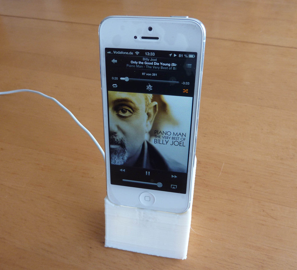 Dock og Oplader Stand til iPhone 5, 5S og SE